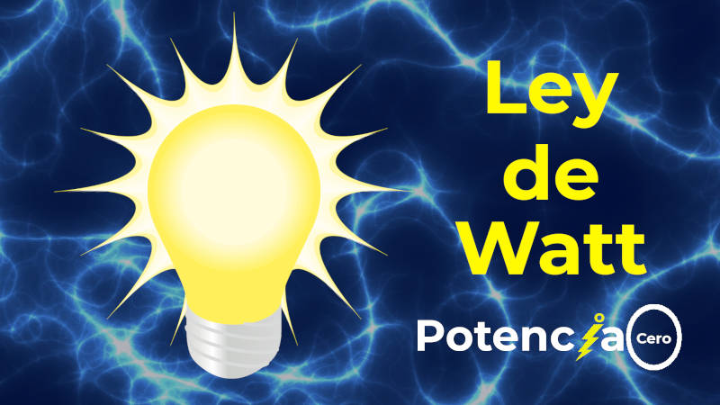 Ley de Watt: ¿Qué es? Definición, formulas, ejemplos y ejercicios resueltos.